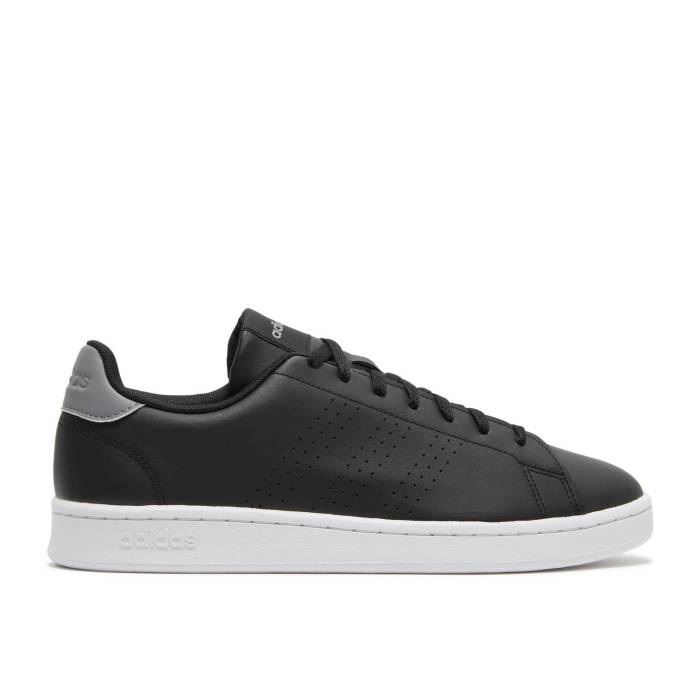 アディダス Adidas 【 Advantage Black Grey Men Core Black/Core Black/Grey Three 】 メンズ コア 黒色 ブラック 灰色 グレー