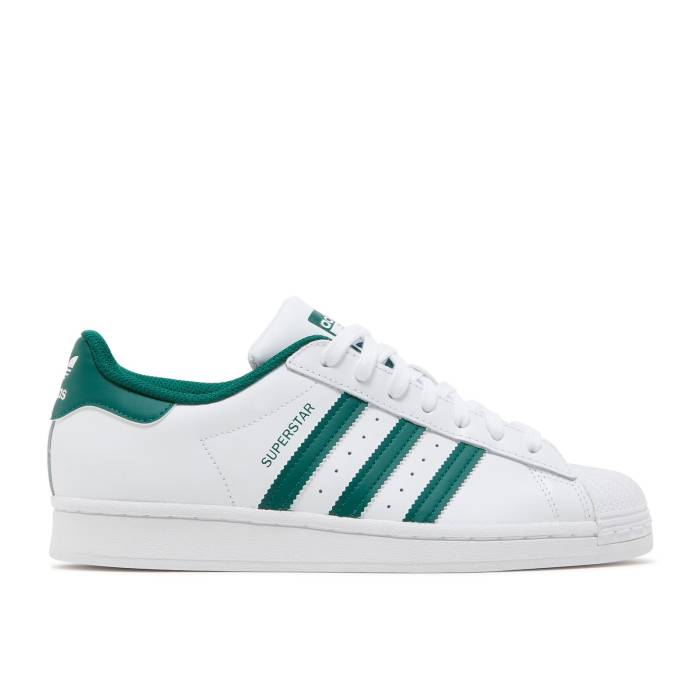 アディダス Adidas 【 Superstar White Collegiate Green Men Cloud White/Collegiate Green/Cloud White 】 Superstar スーパースター メンズ 白色 ホワイト green 緑・グリーン