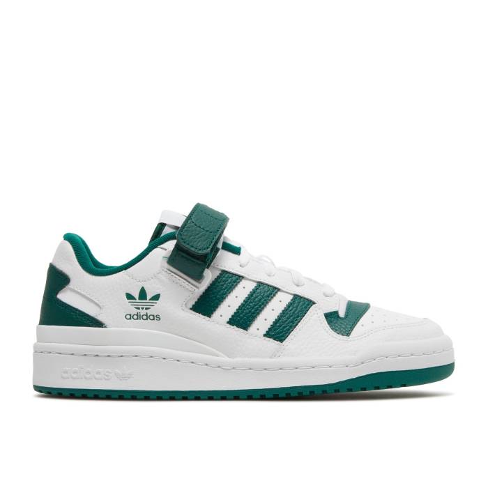 アディダス Adidas 【 Forum Low \u0027White Collegiate Green\u0027 Men Cloud White/Collegiate Green/Cloud White 】 討論会 メンズ 白いこと 白いこと green 緑・緑であること