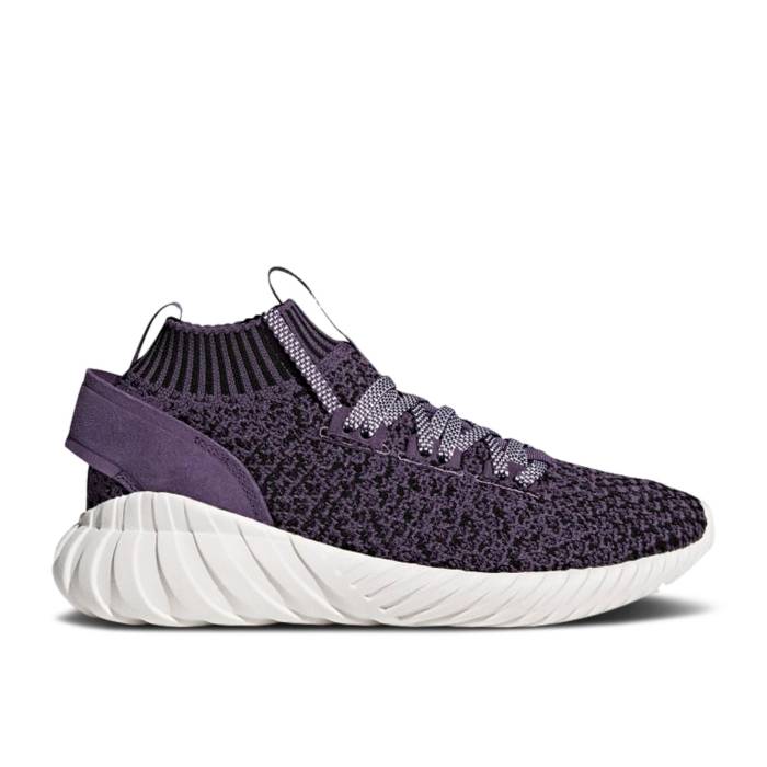 アディダス Adidas 【 Wmns Tubular Doom Sock Primeknit \u0027Trace Purple\u0027 Women Trace Purple/Core Black/Core White 】 チューブラ レディース Purple 紫・パープル 中核グループ 黒いこと 黒いこと 白いこと 白いこと