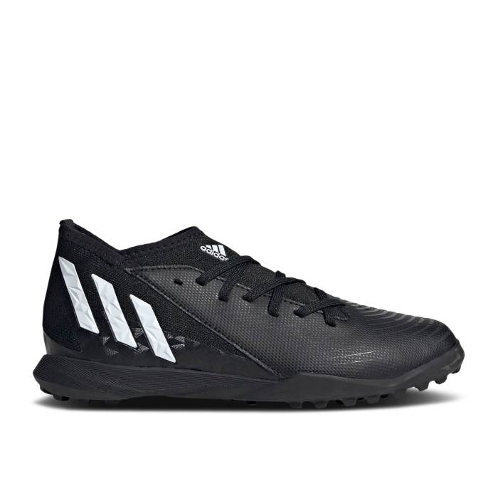 アディダス Adidas 【 Predator Edge.3 Tf J Black White Youth Core Black/Cloud White/Vivid Red 】 プレデター ジュニア キッズ コア 黒色 ブラック 白色 ホワイト Red 赤・レッド
