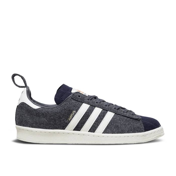 アディダス Adidas 【 Size? X Fox Brothers X Campus \u0027Flannel\u0027 Men Dgh Solid Grey/Off White/Legend Ink 】 狐狸 構内 メンズ 益荒男 薄墨色 薄墨色 白いこと 白いこと Legend 先祖伝承