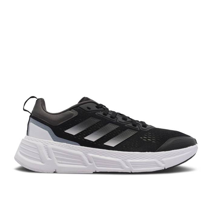 アディダス Adidas 【 Questar Black White Men Core Black/Pure Grey/Footwear White 】 メンズ コア 黒色 ブラック ピュア 灰色 グレー 白色 ホワイト