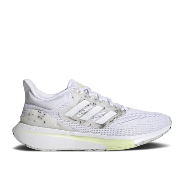 アディダス Adidas 【 Wmns Eq21 Run \u0027White Speckled\u0027 Women Cloud White/Cloud White/Almost Lime 】 幽客 レディース 白いこと 白いこと 菩提樹