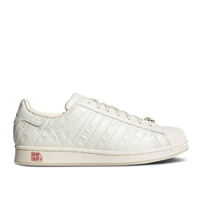 アディダス Adidas 【 Superstar Chinese New Year Men Cream White/Cream White/Gold Metallic 】 Superstar スーパースター メンズ クリーム 白色 ホワイト ゴールド