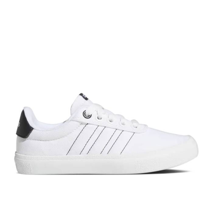 アディダス Adidas 【 Vulc Raid3R J \u0027White Black\u0027 Youth Cloud White/Cloud White/Core Black 】 御坊っちゃん キッズ 白いこと 白いこと 中核グループ 黒いこと 黒いこと