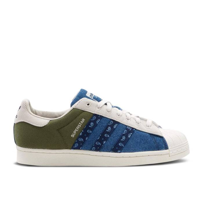 アディダス Adidas 【 Superstar \u0027Paisley Stripes\u0027 Men Clear Brown/College Navy/Vivid Pink 】 Superstar はやりっ子 メンズ 赤銅色 赤銅色 単科大学 紺色 米国海軍 pink サクラ色