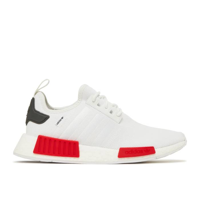 アディダス Adidas 【 Nmd_R1 \u0027White Vivid Red\u0027 Men Cloud White/Cloud White/Vivid Red 】 メンズ 白いこと 白いこと Red 赤・赤いこと