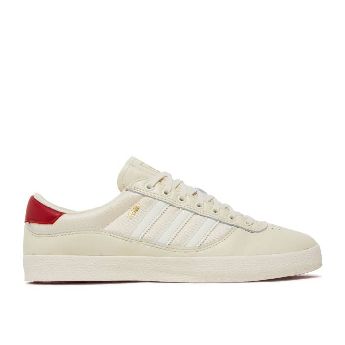 アディダス Adidas 【 Puig Indoor \u0027Cream White Scarlet\u0027 Men Cream White/Cream White/Scarlet 】 白いこと 白いこと メンズ 皮膚軟化剤 白いこと 白いこと