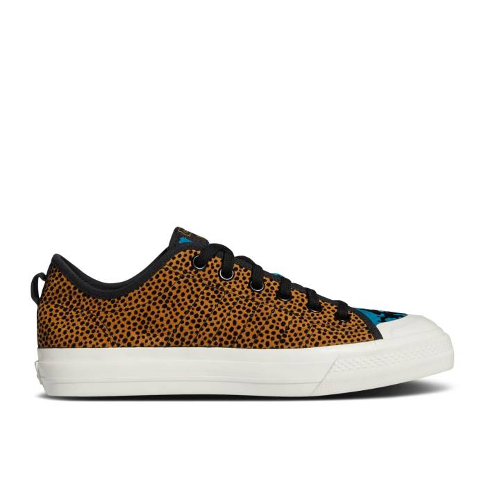 アディダス Adidas 【 Nizza Rf \u0027Leopard\u0027 Men Core Black/Cream White/Mesa 】 メンズ 中核グループ 黒いこと 黒いこと 皮膚軟化剤 白いこと 白いこと