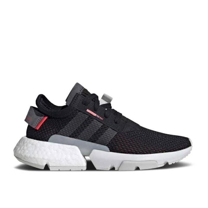 アディダス Adidas 【 P.o.d. S3.1 J \u0027Core Black\u0027 Youth Core Black/Core Black/Shock Red 】 御坊っちゃん キッズ 中核グループ 黒いこと 黒いこと ぼうぜん自失 Red 赤・赤いこと