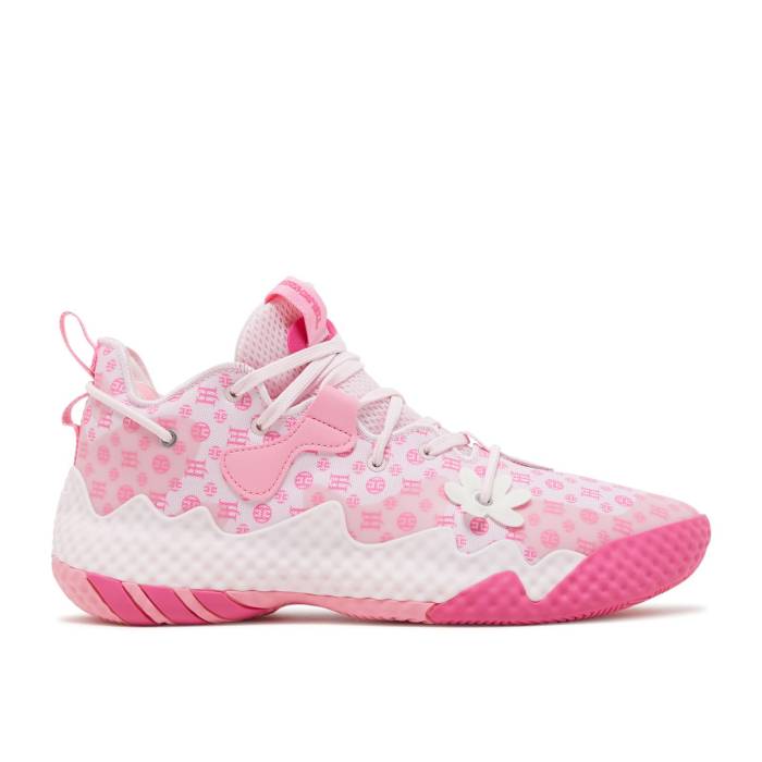 アディダス Adidas 【 Harden Vol. 6 Monogram Men Clear Pink/Clear White/Team Real Magenta 】 ハーデン メンズ pink ピンク 白色 ホワイト Team チーム レアル マジェンタ