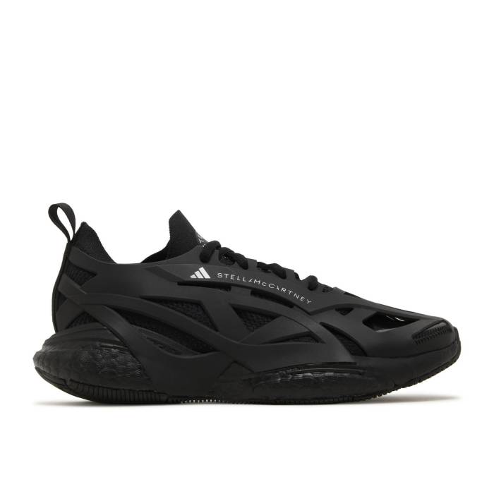 アディダス Adidas 【 Stella Mccartney X Wmns Solarglide \u0027Triple Black\u0027 Women Core Black/Core Black/Core Black 】 レディース 中核グループ 黒いこと 黒いこと