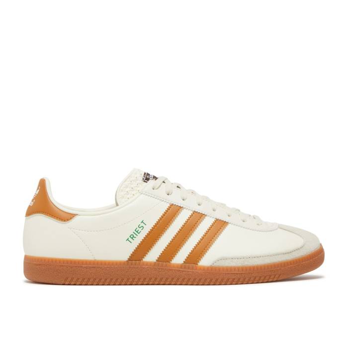 アディダス Adidas 【 Triest \u0027Cream White Gum\u0027 Men Cream White/Cloud White/Green 】 白いこと 白いこと メンズ 皮膚軟化剤 白いこと 白いこと green 緑・緑であること