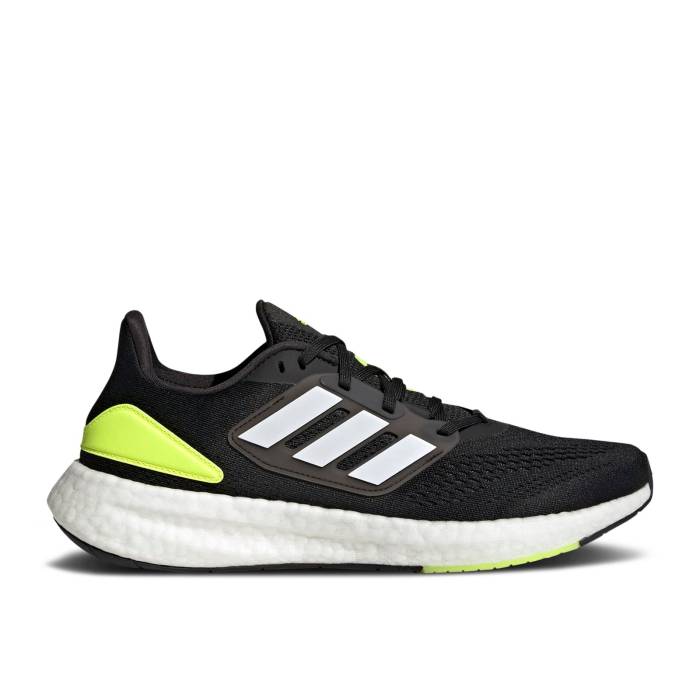 アディダス Adidas 【 Pureboost 22 'White Solar Yellow' Men Core Black/Cloud White/Solar Yellow 】 メンズ コア 黒色 ブラック 白色 ホワイト yellow 黄色・イエロー|スニケス