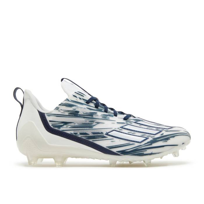 アディダス Adidas 【 Adizero Cleats 'White Team Navy Blue' Men Cloud White/Team Navy Blue 2/Cloud White 】 アディゼロ クリーツ スパイク Team チーム 紺色 ネイビー メンズ 白色 ホワイト Team チーム 紺色 ネイビー|スニケス