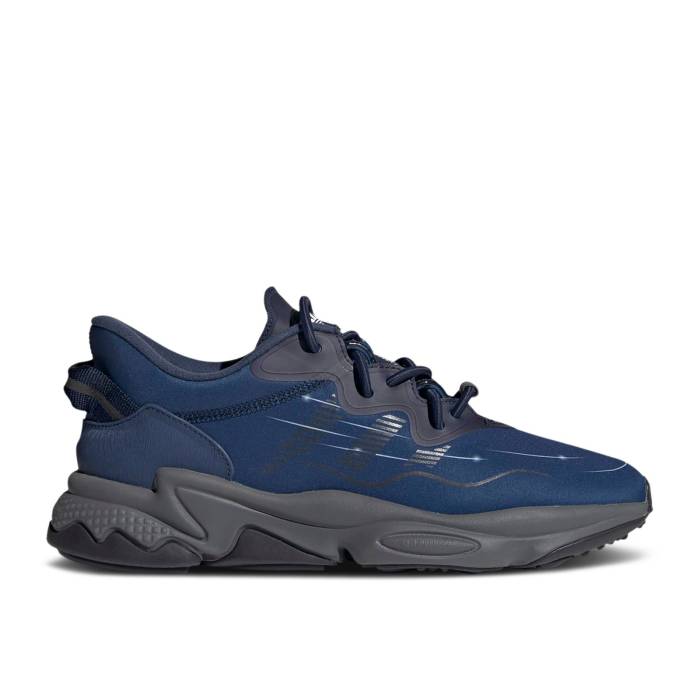 アディダス Adidas 【 Ozweego 'Shooting Stars - Collegiate Navy' Men Collegiate Navy/Crew Navy/Grey Four 】 スターズ メンズ 紺色 ネイビー クルー 灰色 グレー｜スニケス