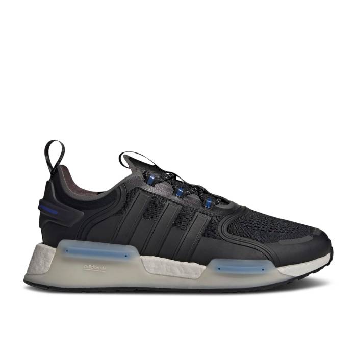 アディダス Adidas 【 Nmd_V3 'Black Blue Rush' Men Core Black/Cloud White/Grey Six 】 青色 ブルー メンズ コア 黒色 ブラック 白色 ホワイト 灰色 グレー