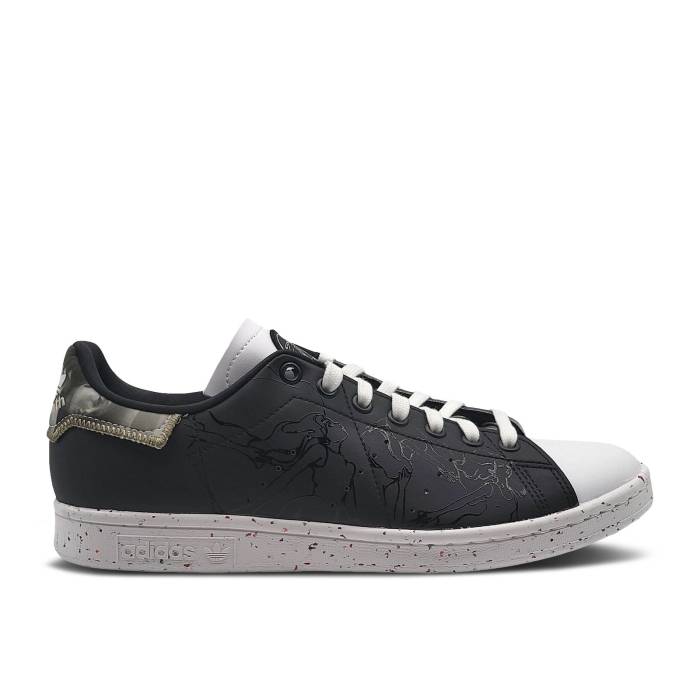 アディダス Adidas 【 Yoshitoshi Kanemaki X Stan Smith \u0027Black White\u0027 Men Core Black/Core Black/Footwear White 】 メンズ 中核グループ 黒いこと 黒いこと 白いこと 白いこと