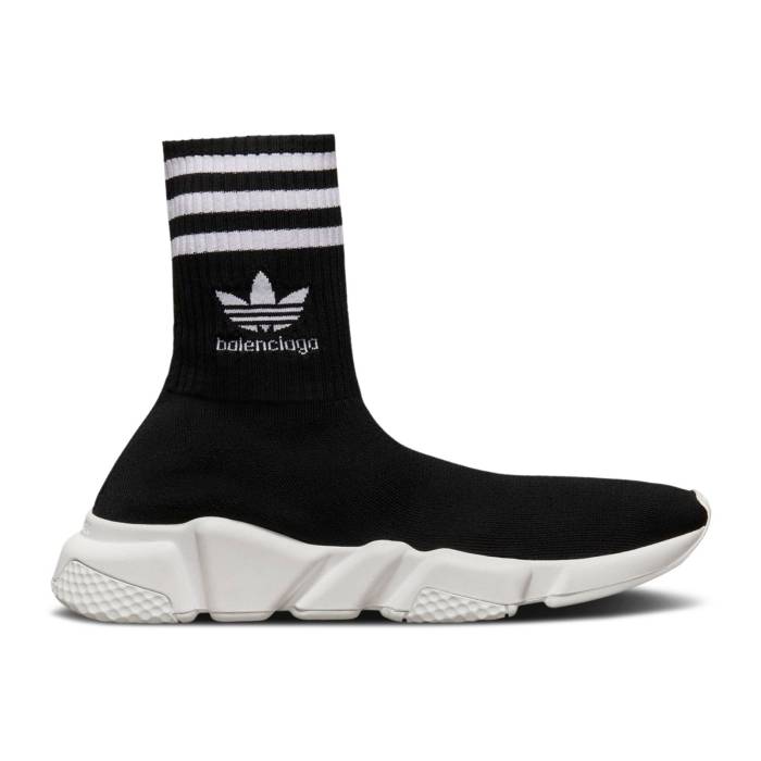 アディダス Adidas 【 Balenciaga X Wmns Speed Sneaker 'Black' Women Core Black/Core Black/White 】 Speed スピード 靴 スニーカー レディース コア 黒色 ブラック 白色 ホワイト