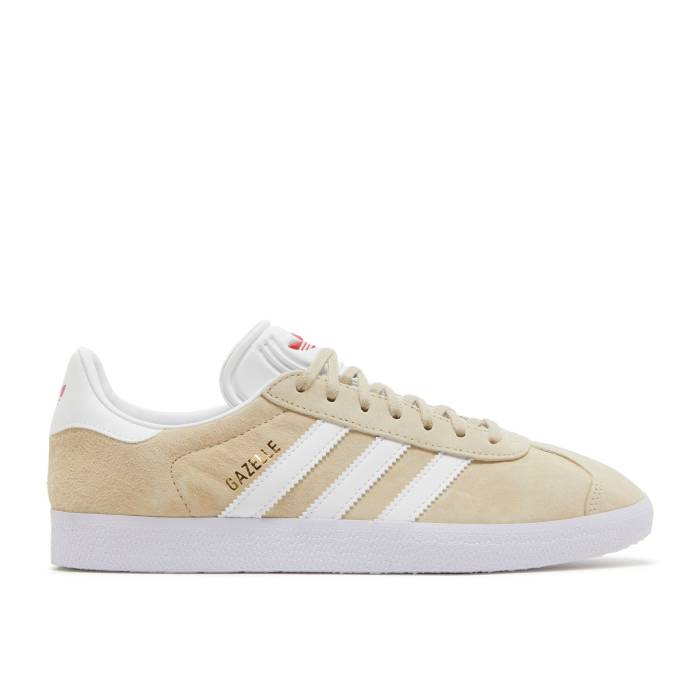 アディダス Adidas 【 Wmns Gazelle 'Savanna' Women Savanna/Cloud White/Glory Red 】 ガゼル レディース 白色 ホワイト Red 赤・レッド|スニケス