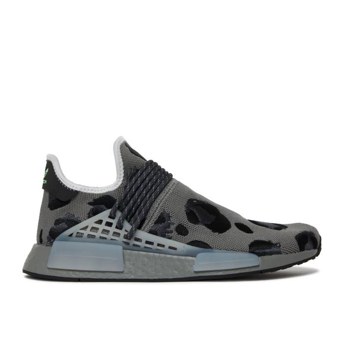 アディダス Adidas 【 Pharrell X Nmd Human Race \u0027Animal Print - Ash\u0027 Men Ash/Mgh Solid Grey/Core Black 】 NMD メンズ 益荒男 薄墨色 薄墨色 中核グループ 黒いこと 黒いこと