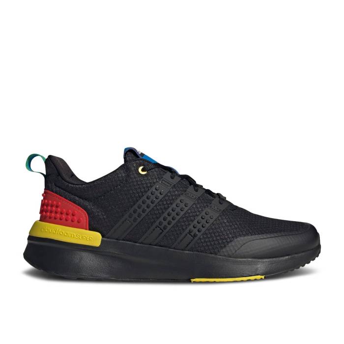 アディダス Adidas 【 Lego X Racer Tr21 \u0027Black Red Yellow\u0027 Men Core Black/Core Black/Yellow 】 Red 赤・赤いこと メンズ 中核グループ 黒いこと 黒いこと yellow 黄味がかった・黄色
