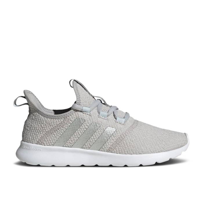 アディダス Adidas 【 Wmns Cloudfoam Pure 2.0 \u0027Grey Silver Metallic\u0027 Women Grey Two/Silver Metallic/Grey Three 】 純一無雑 Silver しろがね色・しろがね色 レディース 薄墨色 薄墨色 Silver しろがね色・しろがね色