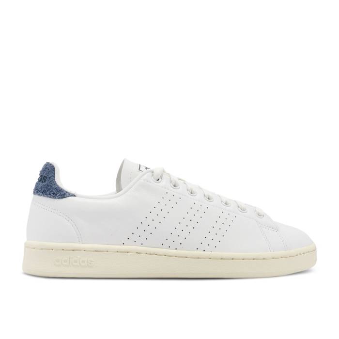 アディダス Adidas 【 Wmns Advantage \u0027White Crew Navy\u0027 Women Cloud White/Cloud White/Crew Navy 】 労働者の一団 レディース 白いこと 白いこと 労働者の一団 紺色 米国海軍