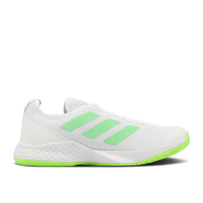 アディダス Adidas 【 Courtflash \u0027White Beam Green\u0027 Men Cloud White/Beam Green/Solar Green 】 メンズ 白いこと 白いこと green 緑・緑であること