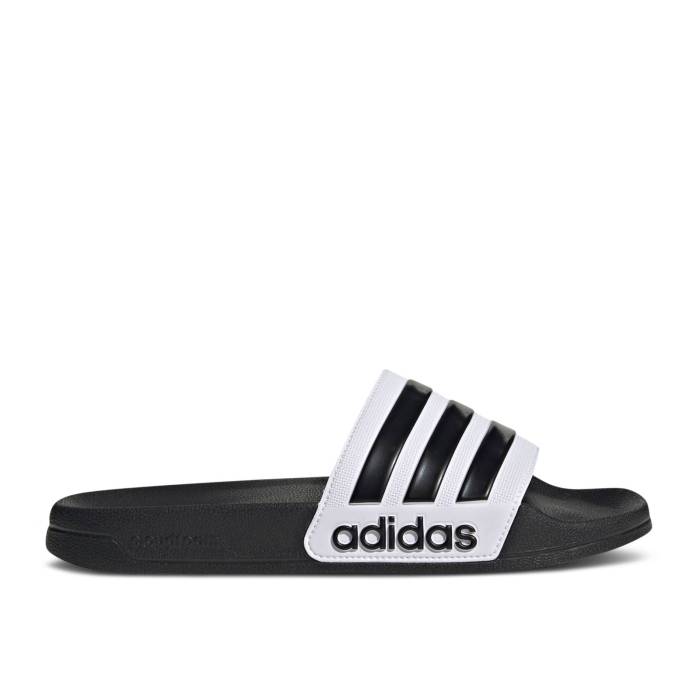 アディダス Adidas 【 Adilette Shower Slide \u0027White Black\u0027 Men Cloud White/Core Black/Core Black 】 アディレッタ Slide サンダル メンズ 白いこと 白いこと 中核グループ 黒いこと 黒いこと