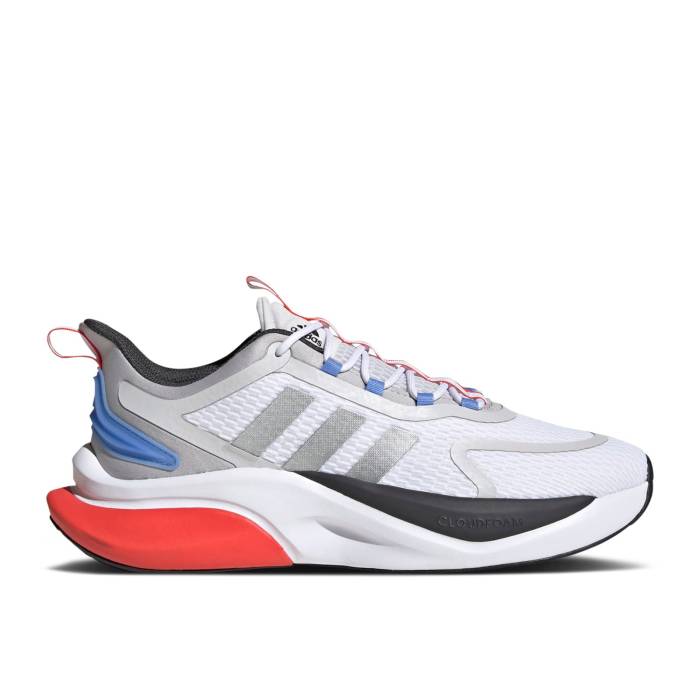 アディダス Adidas 【 Alphabounce Plus 'White Silver Blue Fusion' Men Cloud White/Silver Metallic/Blue Fusion 】 Silver 銀色・シルバー 青色 ブルー メンズ 白色 ホワイト Silver 銀色・シルバー 青色 ブルー Fusion フュ 26,025円