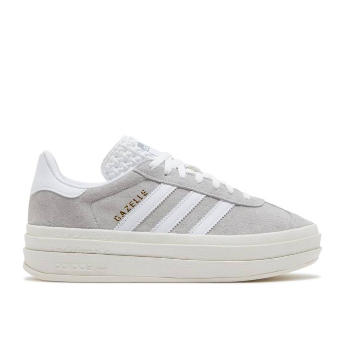 アディダス Adidas 【 Wmns Gazelle Bold \u0027Grey White\u0027 Women Grey Two/Cloud White/Core White 】 ガゼル レディース 薄墨色 薄墨色 白いこと 白いこと 中核グループ