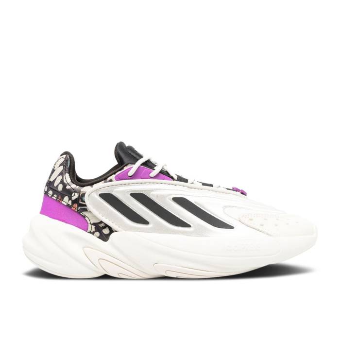アディダス Adidas 【 Wmns Ozelia \u0027Butterfly\u0027 Women Off White/Core Black/Shock Purple 】 レディース 白いこと 白いこと 中核グループ 黒いこと 黒いこと ぼうぜん自失 Purple 紫・パープル