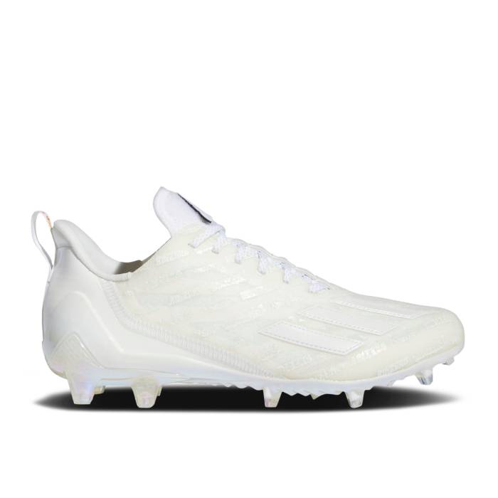 アディダス Adidas 【 Adizero Cleats 'Emojis - Cloud White' Men Cloud White/Cloud White/Clear Grey 】 アディゼロ クリーツ スパイク メンズ 白色 ホワイト 灰色 グレー