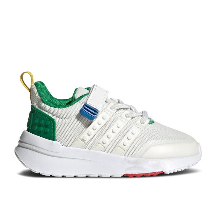 アディダス Adidas 【 Lego X Racer Tr21 I \u0027White Green\u0027 Infant Core White/Core White/Green 】 もの言う花 中核グループ 白いこと 白いこと green 緑・緑であること