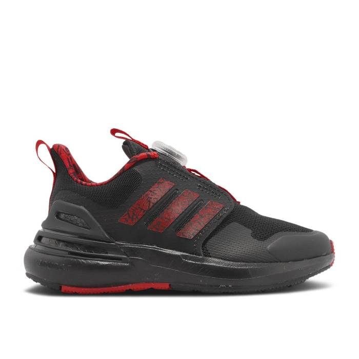 アディダス Adidas 【 Rapidasport Bounce Boa J \u0027Chinese New Year - Black Scarlet\u0027 Youth Core Black/Better Scarlet/Core Black 】 バウンス 黒いこと 黒いこと 御坊っちゃん キッズ 中核グループ 黒いこと 黒いこと