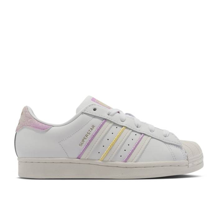 アディダス Adidas 【 Wmns Superstar \u0027White Bliss Lilac\u0027 Women Cloud White/Core White/Bliss Lilac 】 Superstar はやりっ児 レディース 白いこと 白いこと 中核グループ