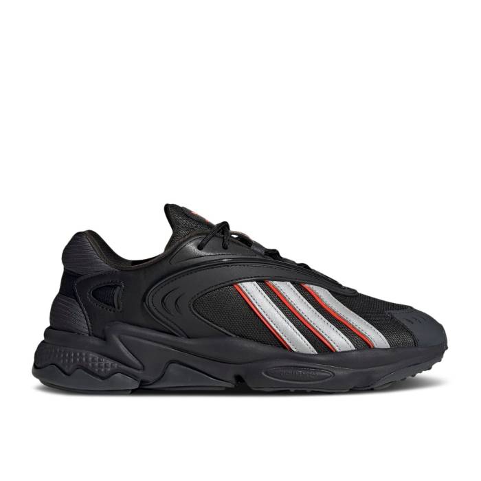 アディダス Adidas 【 Oztral 'Black Silver Red' Men Core Black/Silver Metallic/Solar Red 】 Silver 銀色・シルバー メンズ コア 黒色 ブラック Silver 銀色・シルバー Red 赤・レッド