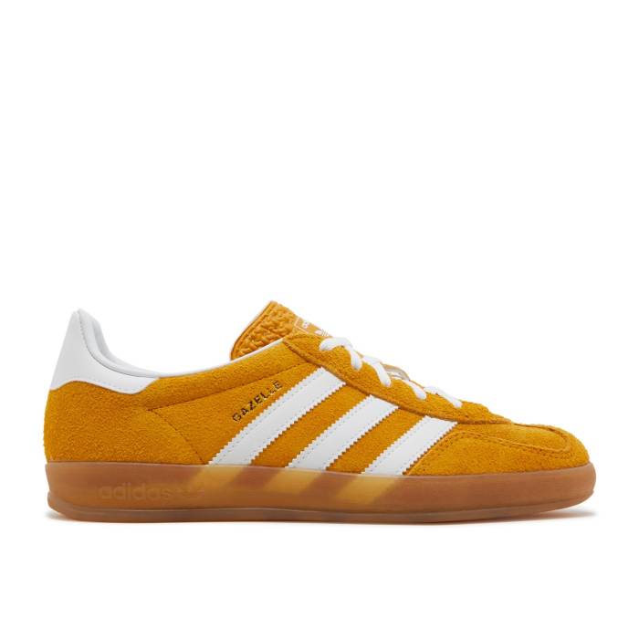 アディダス Adidas 【 Wmns Gazelle Indoor 'Orange Peel Gum' Women Orange Peel/Cloud White/Gold Metallic 】 ガゼル レディース orange 橙・オレンジ 白色 ホワイト ゴールド