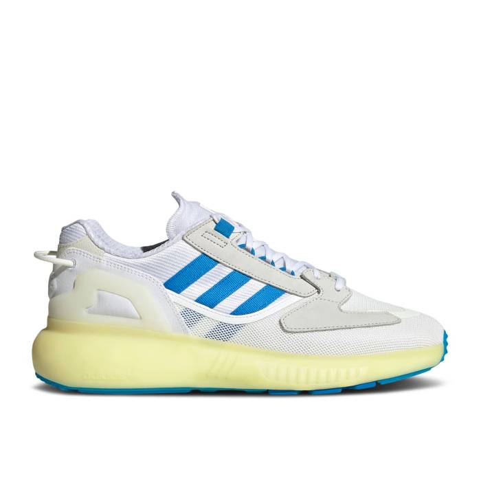 アディダス Adidas 【 Zx 5K Boost \u0027White Blue Rush\u0027 Men Cloud White/Blue Rush/Off White 】 ブースト 青味 青み メンズ 白いこと 白いこと 青味 青み rush 混雑時