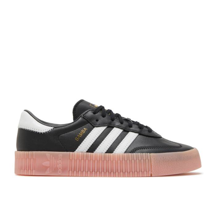 アディダス Adidas 【 Wmns Sambarose 'Black True Pink' Women Core Black/Cloud White/True Pink 】 レディース コア 黒色 ブラック 白色 ホワイト pink ピンク