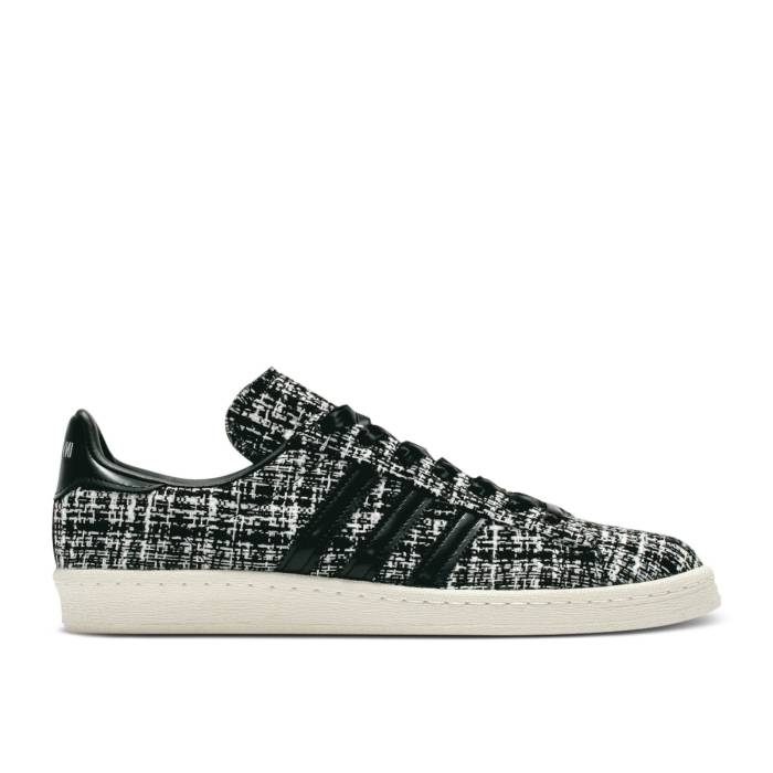 アディダス Adidas 【 Invincible X Dayz X Campus \u0027Black Tweed\u0027 Men Core Black/Core Black/Cream White 】 構内 メンズ 中核グループ 黒いこと 黒いこと 皮膚軟化剤 白いこと 白いこと