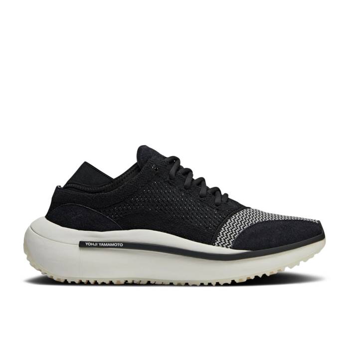 アディダス Adidas 【 Y-3 Qisan Knit 'Black Off White' Men Black/Black/Off White 】 ニット メンズ 黒色 ブラック 白色 ホワイト 68,100円