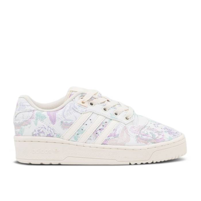 アディダス Adidas 【 Rivalry Low 'Porcelain Floral' Men Cloud White/Cloud White/Hazy Rose 】 メンズ 白色 ホワイト Rose ローズ｜スニケス