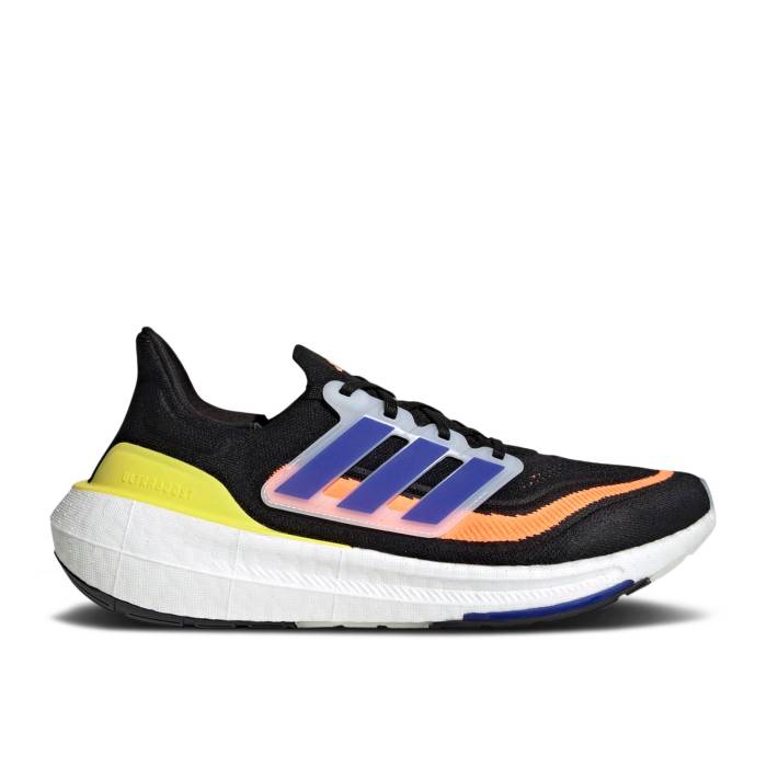 アディダス Adidas 【 Ultraboost Light \u0027Black Blue Yellow\u0027 Men Core Black/Lucid Blue/Bright Yellow 】 青碧 青碧 メンズ 中核グループ 黒いこと 黒いこと 青碧 青碧 yellow 黄味がかった・黄色