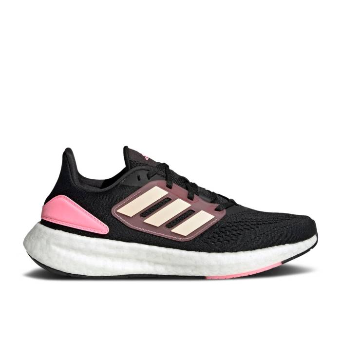 アディダス Adidas 【 Wmns Pureboost 22 'Black Pink Strata' Women Core Black/Bliss Orange/Pink Strata 】 pink ピンク レディース コア 黒色 ブラック orange 橙・オレンジ pink ピンク