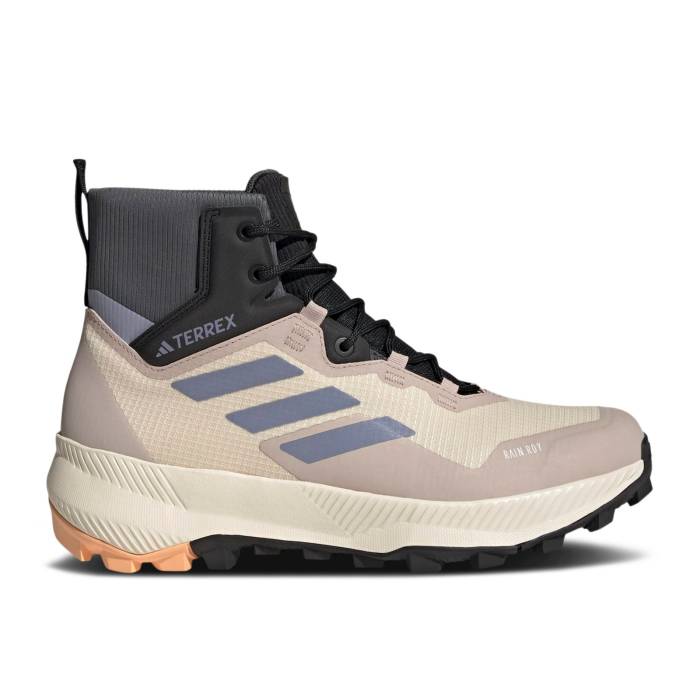 アディダス Adidas 【 Wmns Terrex Wmn Mid Rain.rdy \u0027Sand Strata Silver Violet\u0027 Women Sand Strata/Silver Violet/Acid Orange 】 ミッド Silver しろがね色・しろがね色 レディース 砂色・砂子 Silver しろがね色・しろがね色 紫・バイオレ
