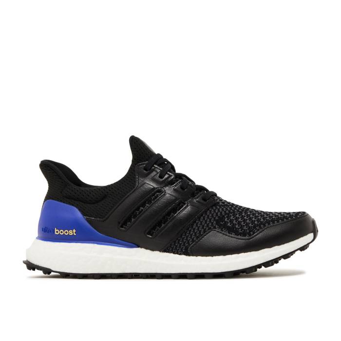 アディダス Adidas 【 Ultraboost 1.0 Spikeless Golf 'Og' Men Core Black/Core Black/Lucid Blue 】 golf ゴルフ メンズ コア 黒色 ブラック 青色 ブルー