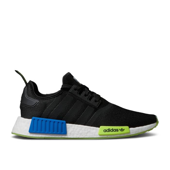 アディダス Adidas 【 Indigo Herz X Nmd_R1 \u0027Into The Metaverse - Black\u0027 Men Core Black/Core Black/Cloud White 】 藍色・インディゴ メンズ 中核グループ 黒いこと 黒いこと 白いこと 白いこと